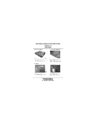 Toshiba Satellite Pro 4600 Series Field Replaceable Unit Documentation Notebook - [Part 1/2] pag. 11